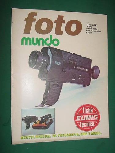 Revista Fotomundo 90 Fotografia Camaras Filmadoras Tecnica