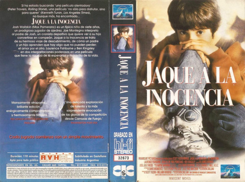 Jaque A La Inocencia Vhs Innocent Moves Ajedrez Drama