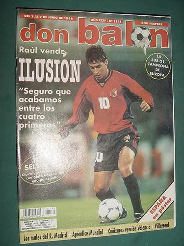 Revista Don Balon 1181 Futbol España Real Madrid Valencia