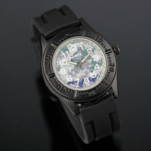 Relógio Infantry Quartz Wrist Sport Stain Pulseira Borracha