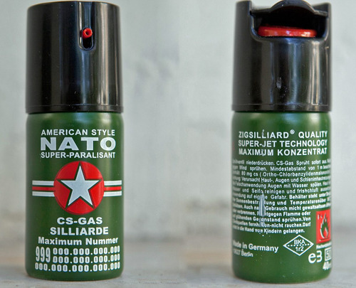 Gas Pimienta Original Nato Aleman Spray 60ml Defensa Persona