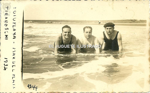 Foto Postal 1934 Tiraboschi Antigua Mar Del Plata