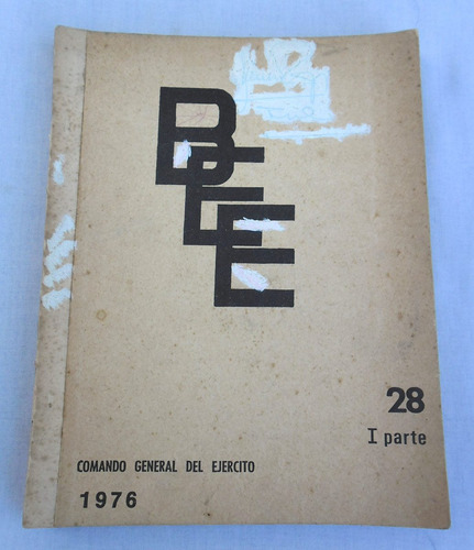 Boletín De Educación Del Ejército Argentino - 1976