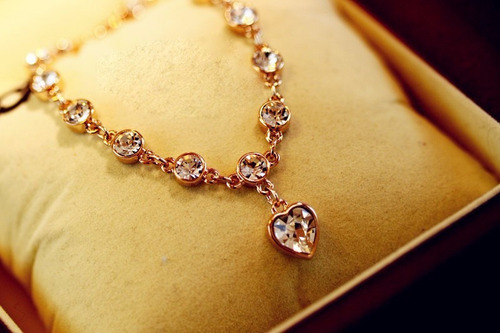 Imagem 4 de 7 de Pulseira Cristal Luxo Importada Pronta Entrega No Brasil