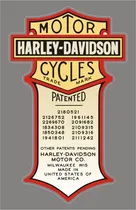 Comprar Calco Harley Davidson Patentes