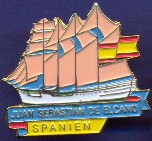 Imagen 1 de 1 de Pin * Velero Español Juan Sebastian El Cano * Sin Uso *
