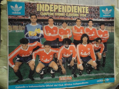 Lamina Independiente Campeon Clausura 1994 - El Grafico