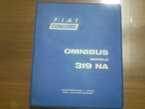 Manual De Taller Omnibus Fiat 319na