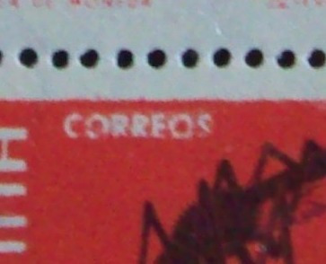 Argentina Insectos, Bloque X 6 Gj 1232 3 Errores Mint L0433