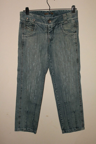 Pantalon Jean Koxis Chupin Hebilla Trasera Talle 28