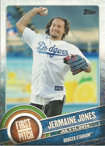 Barajita Jermaine Jones First Pich Topps 2015 #fp-08 Dodgers
