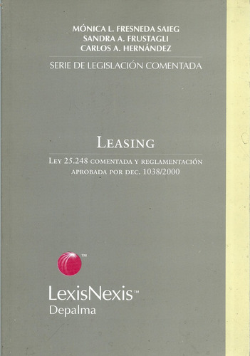 Leasing Ley 25248 Comentada Fresneda Dyf