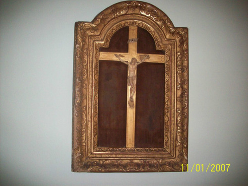 Antiguo Cuadro Con Cristo Oferta