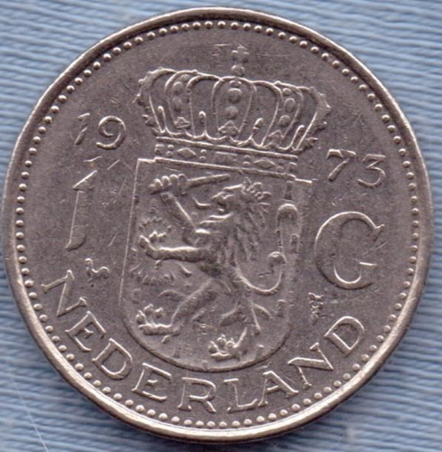 Holanda 1 Gulden 1973 * Reino De Juliana *