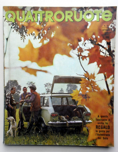 #1. Revista Quattroruote - N. 10 - Ottobre 1964