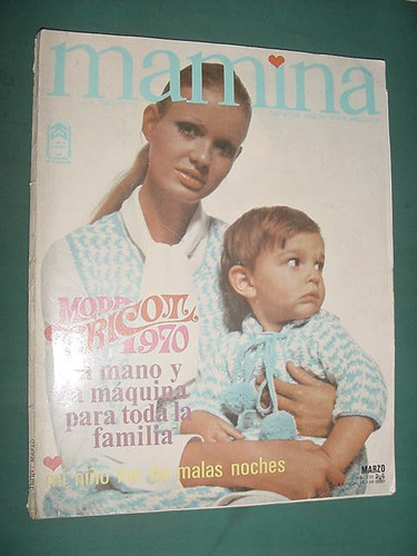 Revista Mamina Mar Niños Adolescentes Moda Tricolor 1970