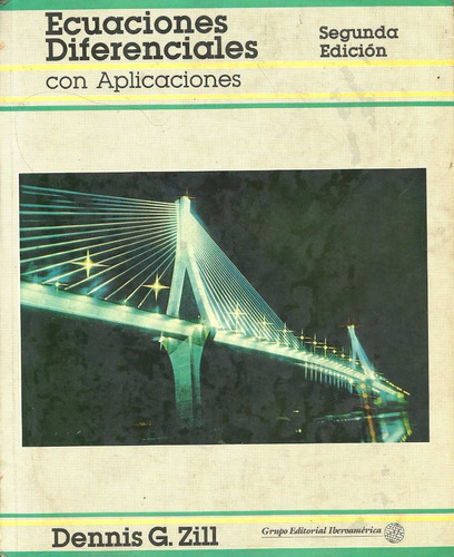 Libro Ecuaciones Diferenciales Con Aplicaciones, 2da Edición