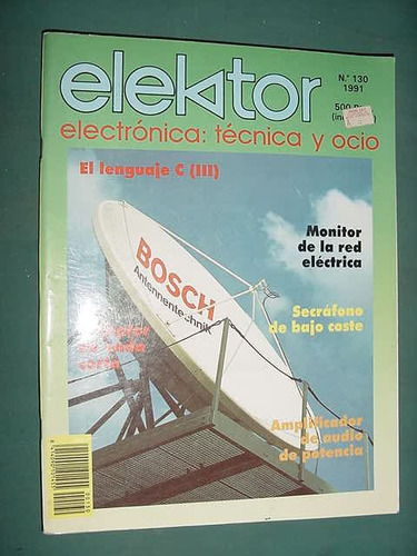 Revista Elektor 130 España Electronica Secrafono Monitor