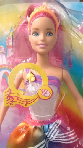Princesa De Las Luces Brillantes Muñeca Barbie Dreamtopia