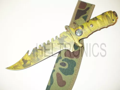 Cuchillo Tipo Rambo Con Brujula