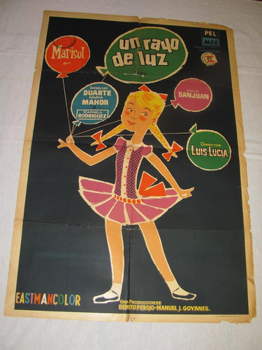 Afiche Antiguo  Con  Marisol