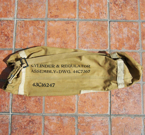 Historical*-bolso Tubo Oxigeno De Piloto Hercules C130-envio