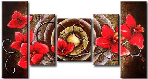 Cuadros Florales Dipticos Tripticos Modernos
