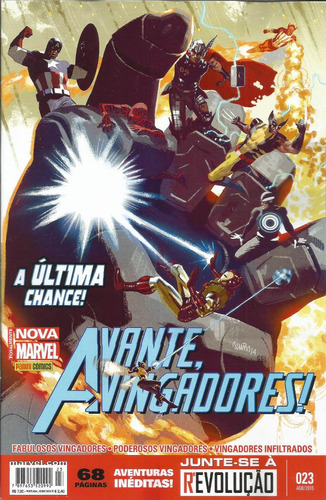 Avante Vingadores 23 2ª Serie - Panini - Bonellihq Cx271 S20