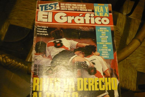 Revista El Grafico Nro 3764 River Derecho Al Titulo