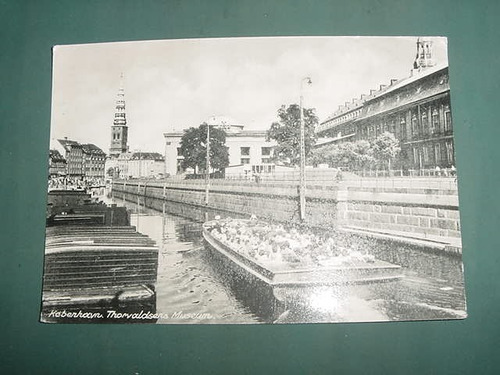 Postal Postcard Barcos Navios Copenague Puerto Barcaza