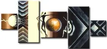 Comprar Cuadros Abstractos  Tripticos Polipticos Texturados En Tela