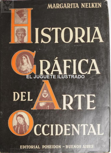 Historia Grafica Arte Occiental Ed Poseidon 1953 Antiguo