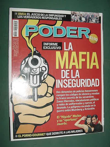 Revista Poder 60 Mafia Amia Higado Muños Sexy Gourmet