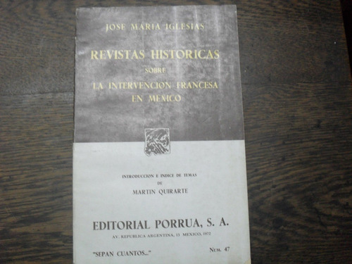 Revistas Históricas Sobre La Intervención Francesa En México
