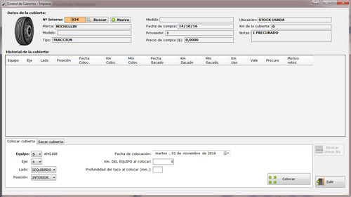 Software De Gestión Cubiertas Y Mto De Camiones. Licenc 2 Pc