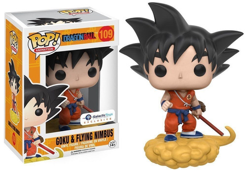 Funko Pop Goku Flying Nimbus Orange Suit Exclusivo Galactic