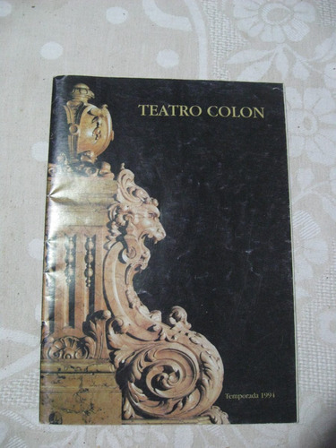 Coleccionistas Programa Teatro Colon Año 1994