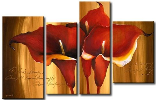 Cuadros Florales Dipticos Tripticos Modernos