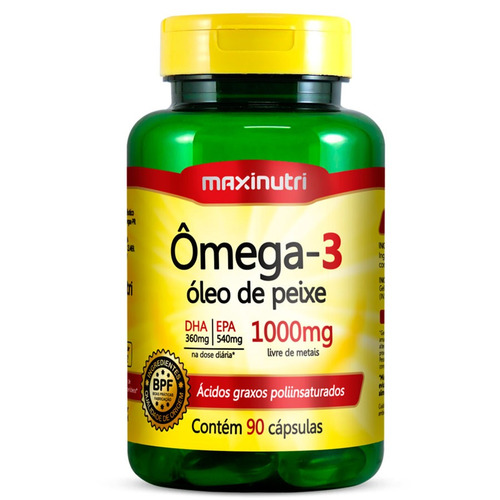 Ômega 3 1000mg - 90 Cápsulas