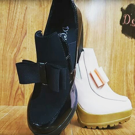 Zapatos De Tacón Charol Con Moño Moda 2017 Envío Gratis