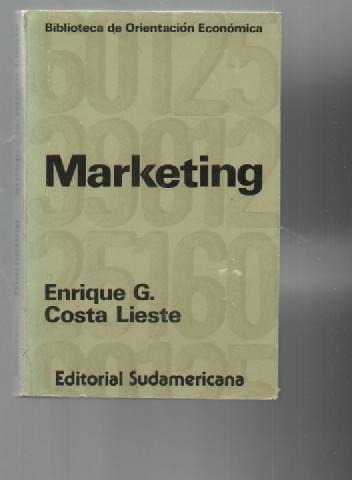 Marketing  Enrique G. Costa Lieste Libreria Merlin