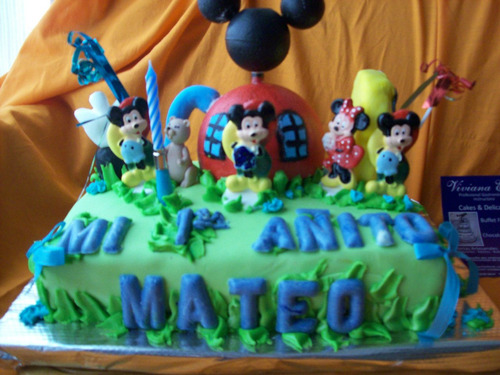 Tortas Artesanales Infantiles Casa Mickey 1 Piso