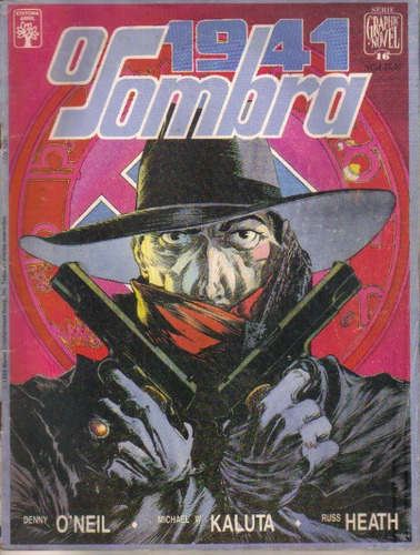 Graphic Novel Nº 16 O Sombra 1941 Ed. Abril