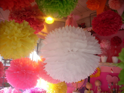 Pompones Papel Miralos!!