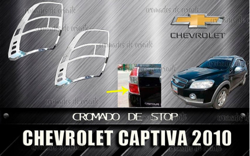 Cobertor Cromado De Stop Trasero Captiva