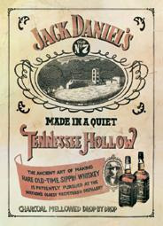 Poster De Una Vieja Publicidad De Whiskey Jack Daniels