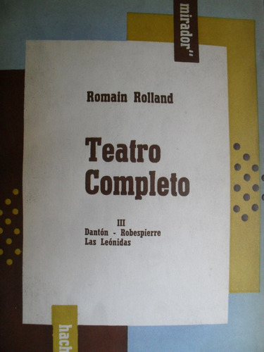 Romain Rolland - Teatro Completo I I I