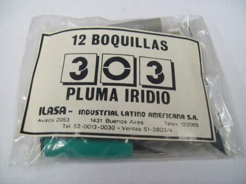 303 Repuesto Boquilla Con Pluma Iridio (x2 Unidades)