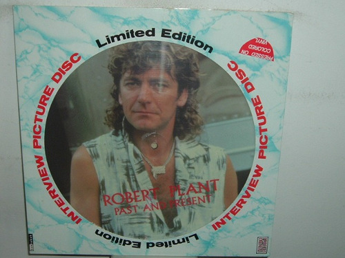 Led Zeppelin Robert Plant Picture Disc Interview