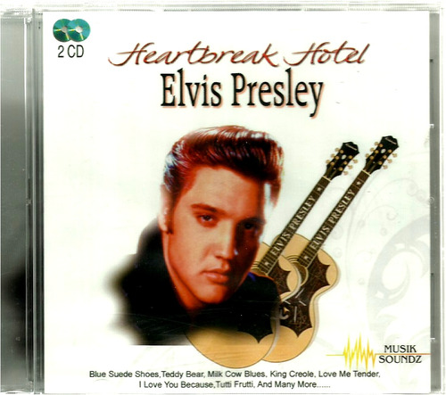 Elvis Presley   Heartbreak Hotel    Cd Doble Nuevo Y Sellado